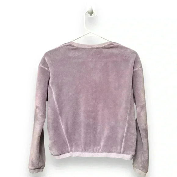 Athleta Girl Feelin Great 2.0 Sweatshirt Lilac Purple Size Lg/12 Crewneck Fleece - Picture 13 of 14